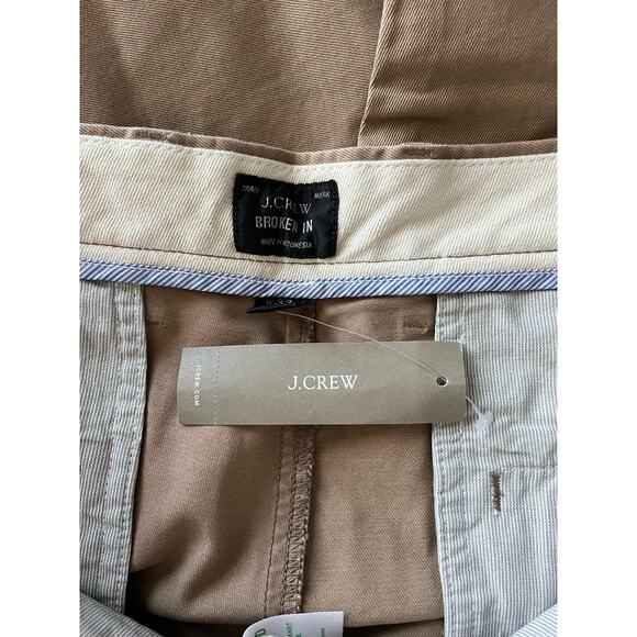 J.Crew Broken In 484 Slim-fit stretch chino pant Beige Size 33x30 - Picture 11 of 15